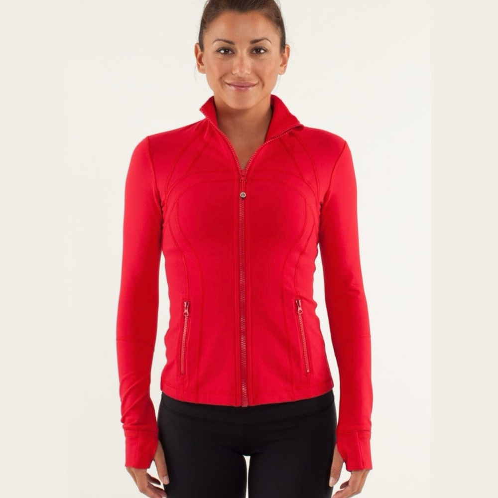 Lululemon Red Define Jacket Size 10